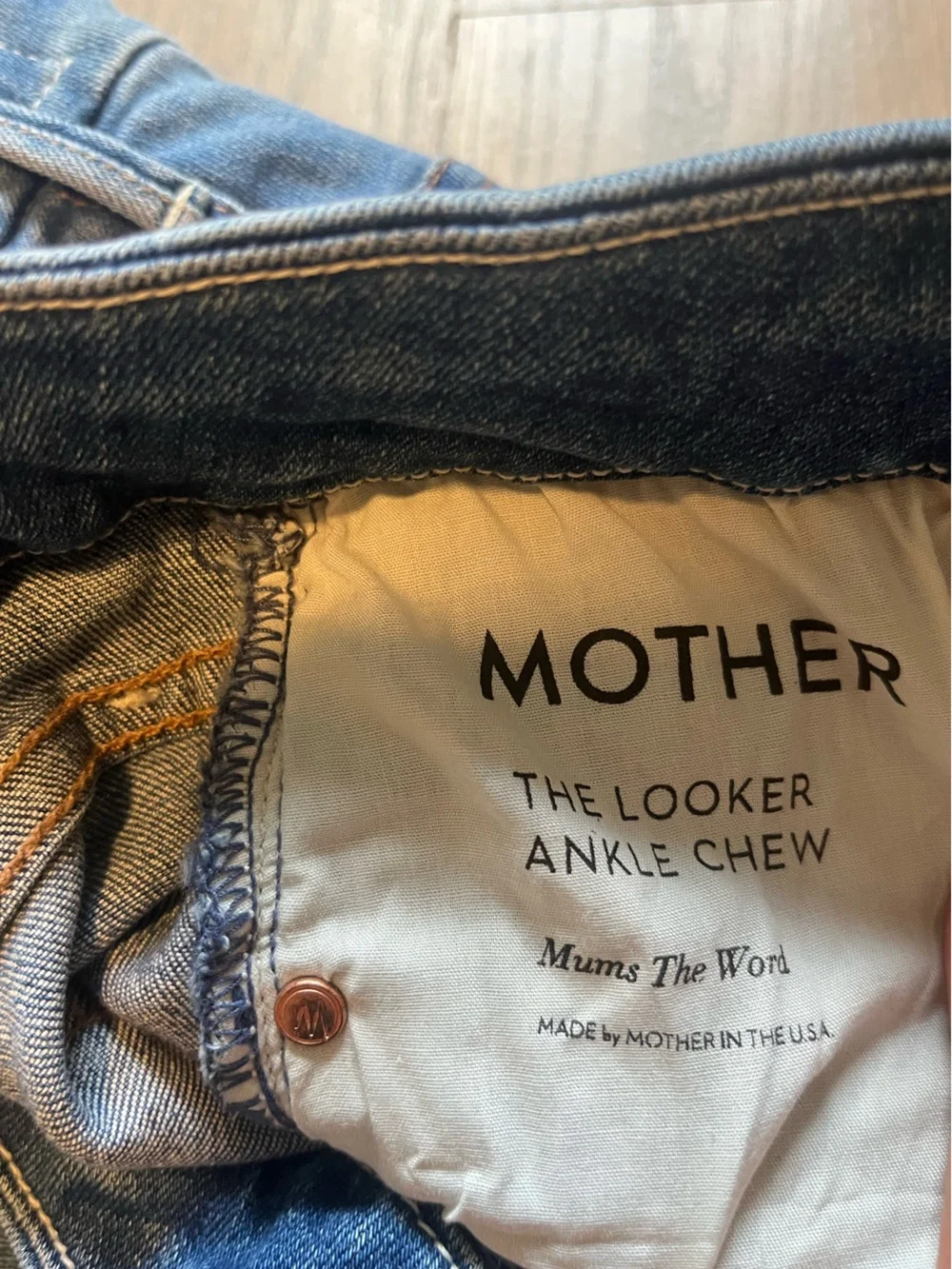 MOTHER looker ankle